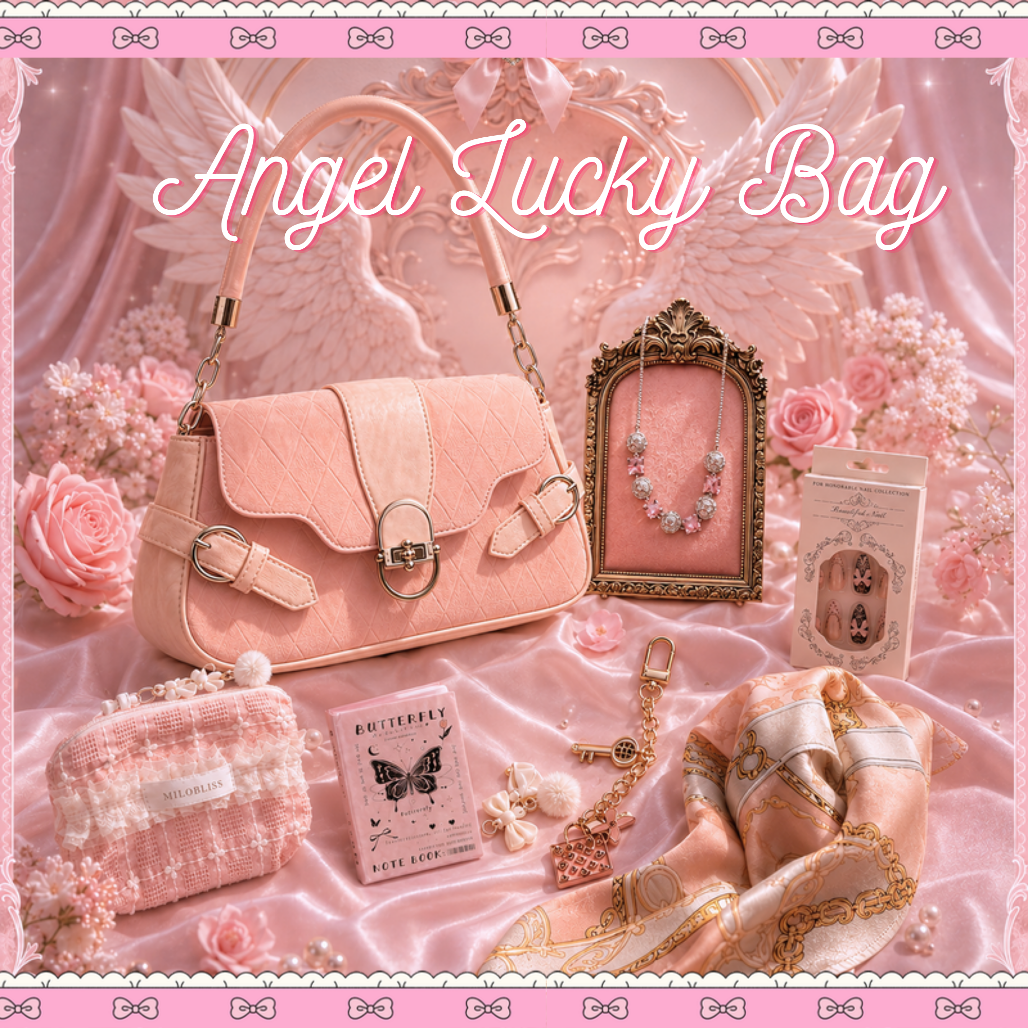 Angel's lucky bag& jewelry｜A curated surprise bag set with dreamy jewelry & accessories