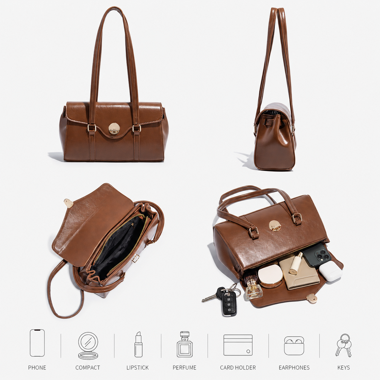 Classic Retro Shoulder Bag