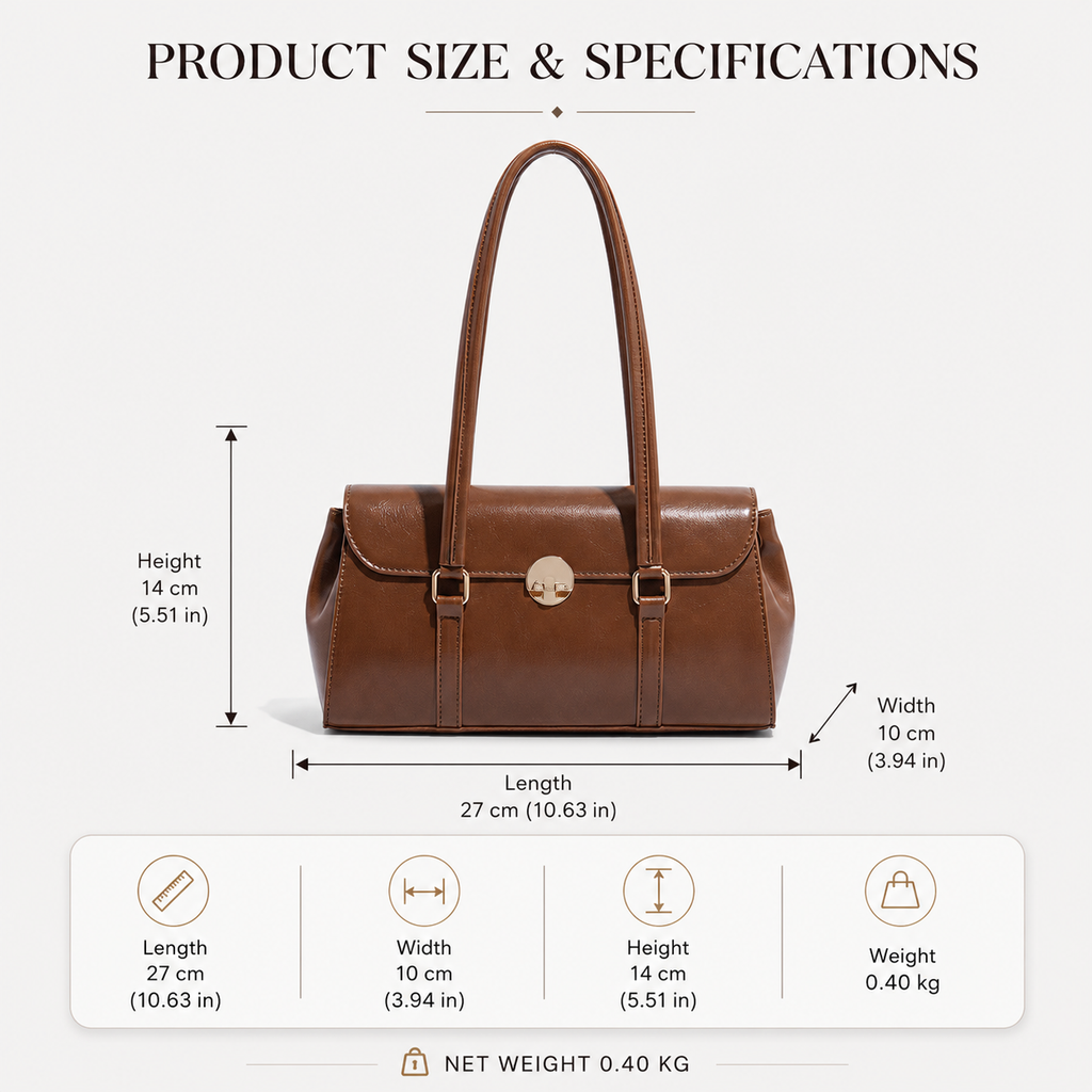 Classic Retro Shoulder Bag