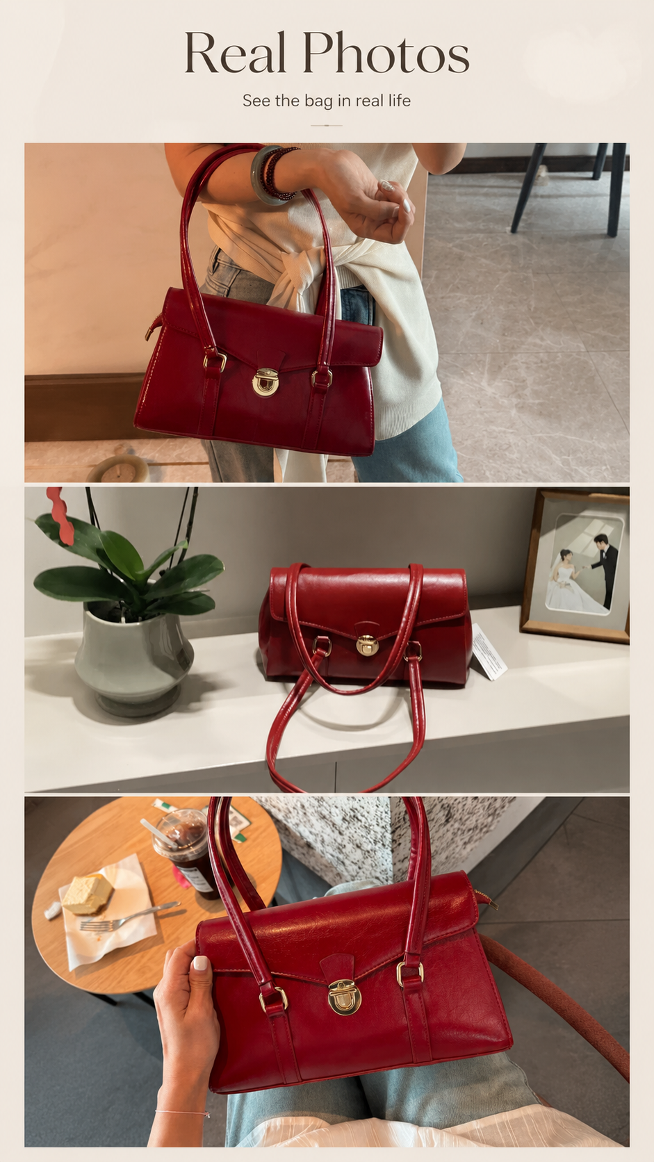 Classic Retro Shoulder Bag