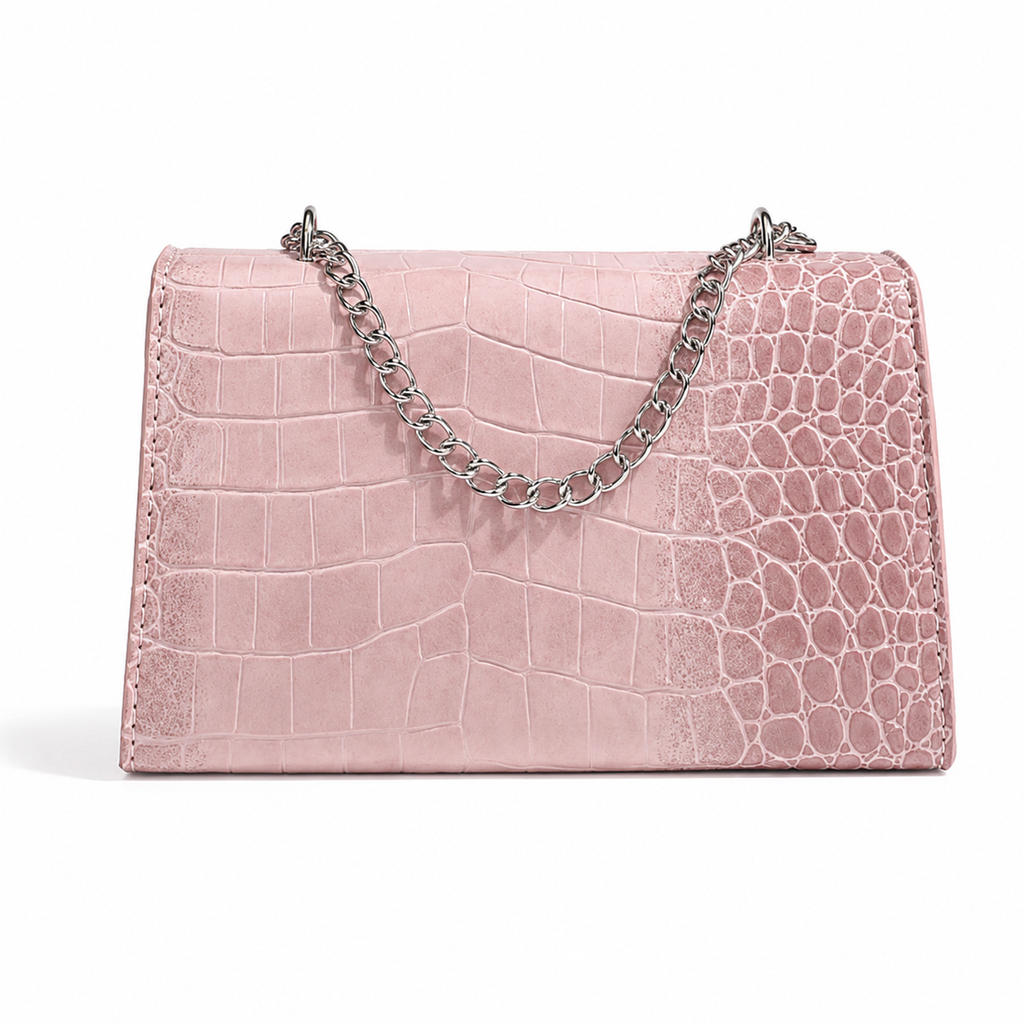 Blush Pearl Bow Chain Shoulder Bag