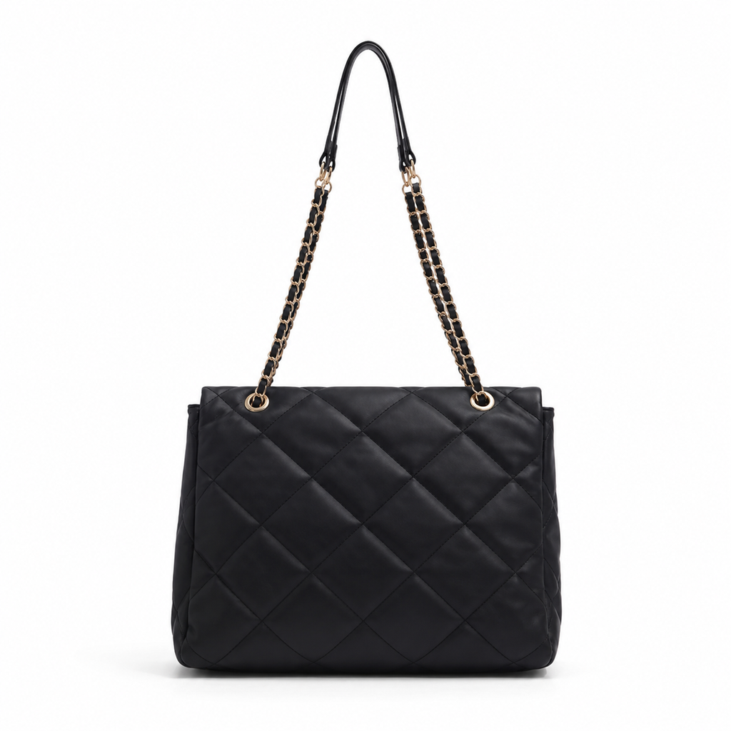 Midnight Quilted Shoulder Bag