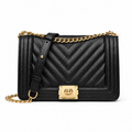 Classic Chevron Chain Shoulder Bag