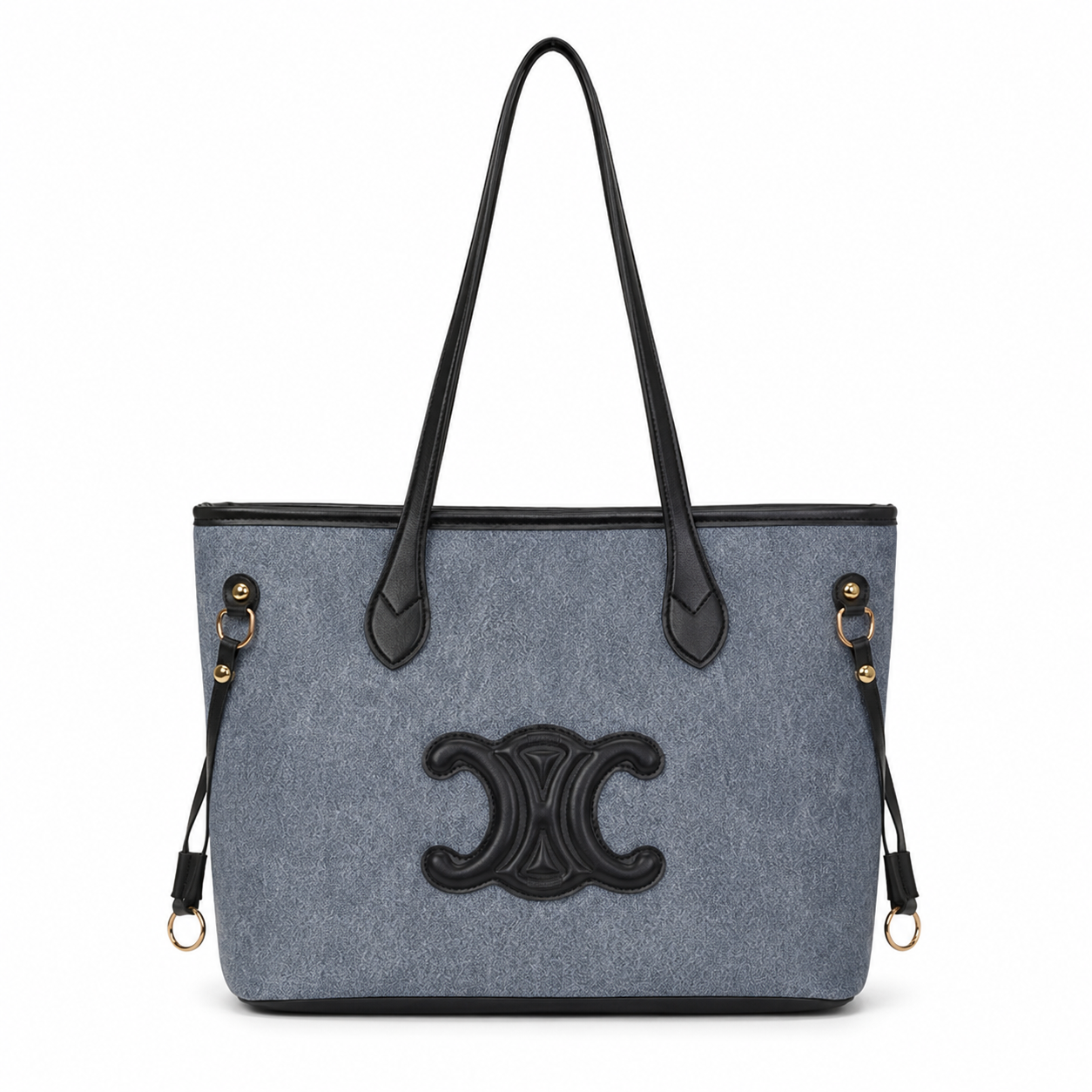Classic Contrast Tote Bag
