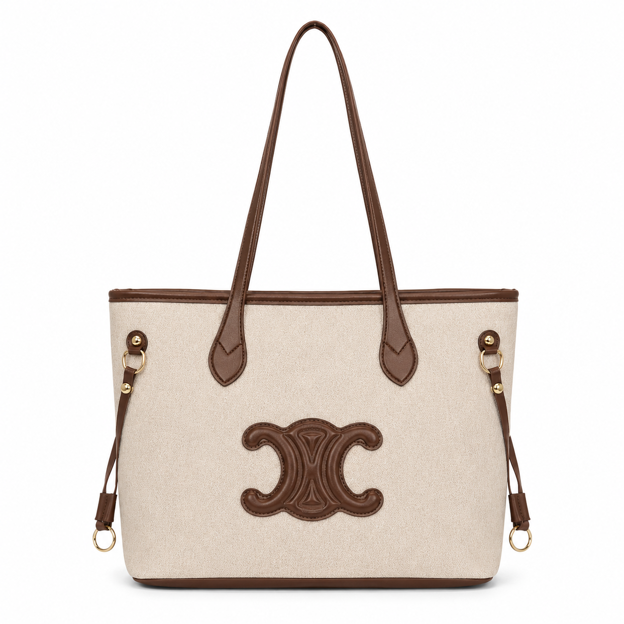 Classic Contrast Tote Bag