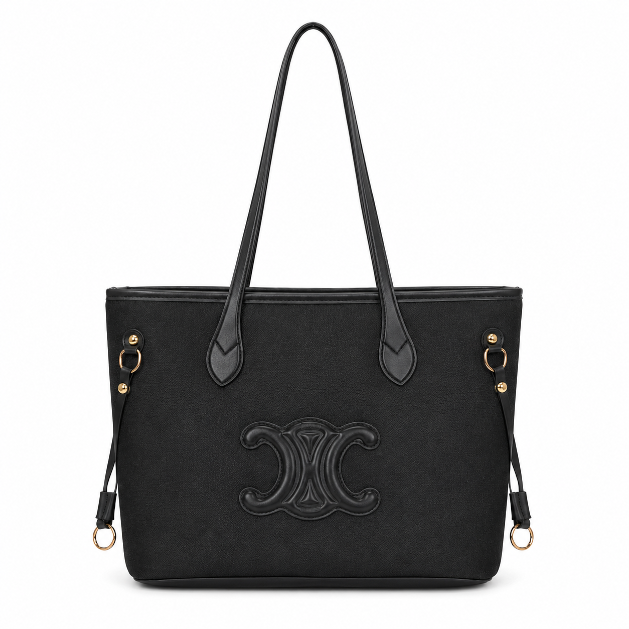 Classic Contrast Tote Bag