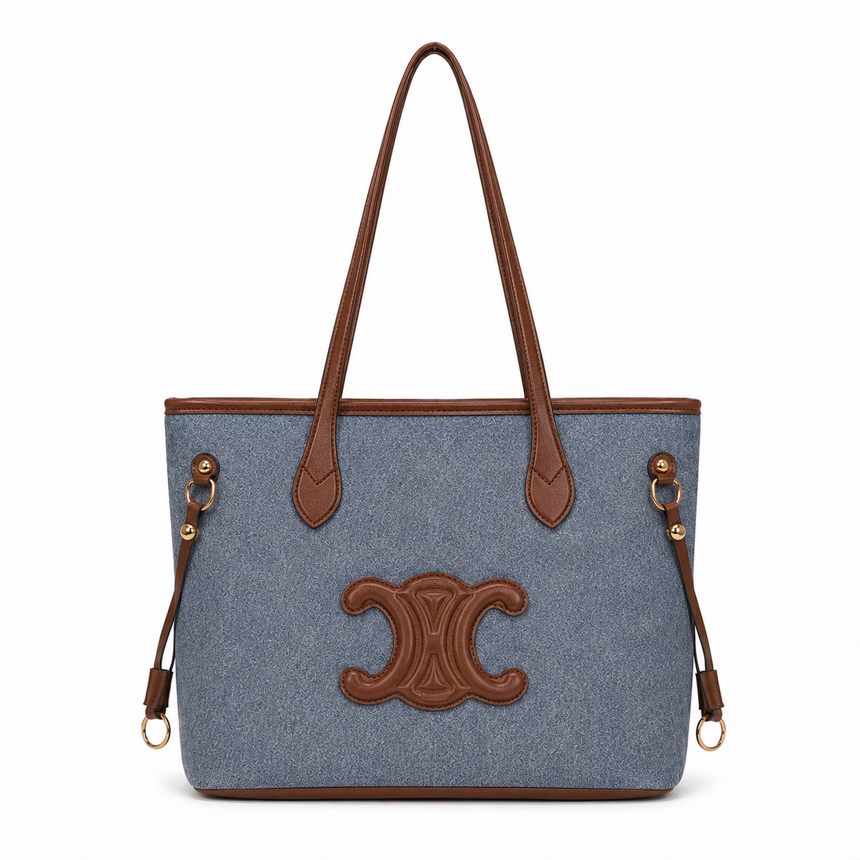 Classic Contrast Tote Bag