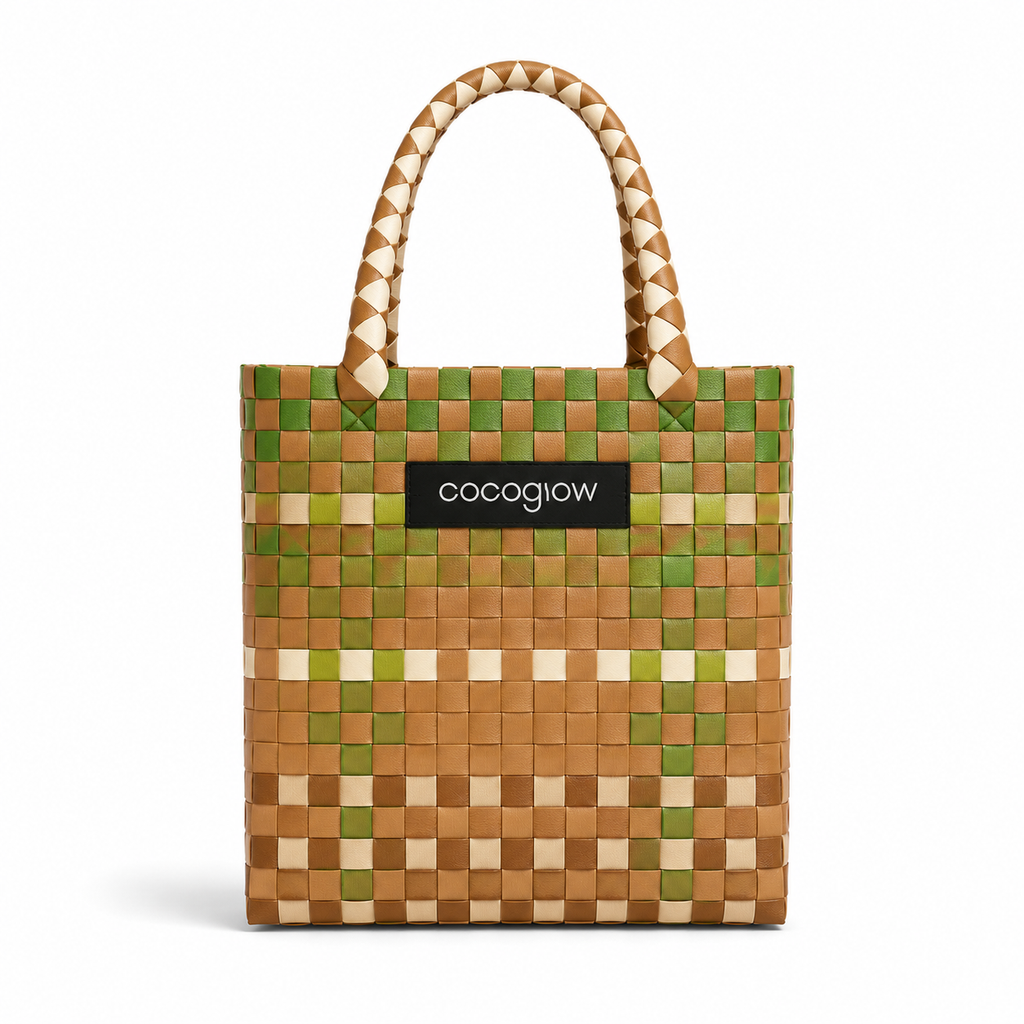Colorful Woven Mini Tote Bag