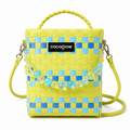 Colorful Woven Beaded Crossbody Bag